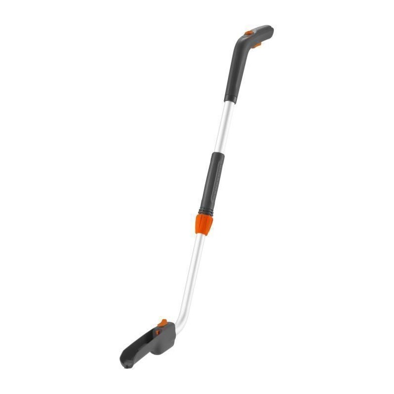 Manche télescopique + roulettes pour cisailles a gazon a batterie GAR