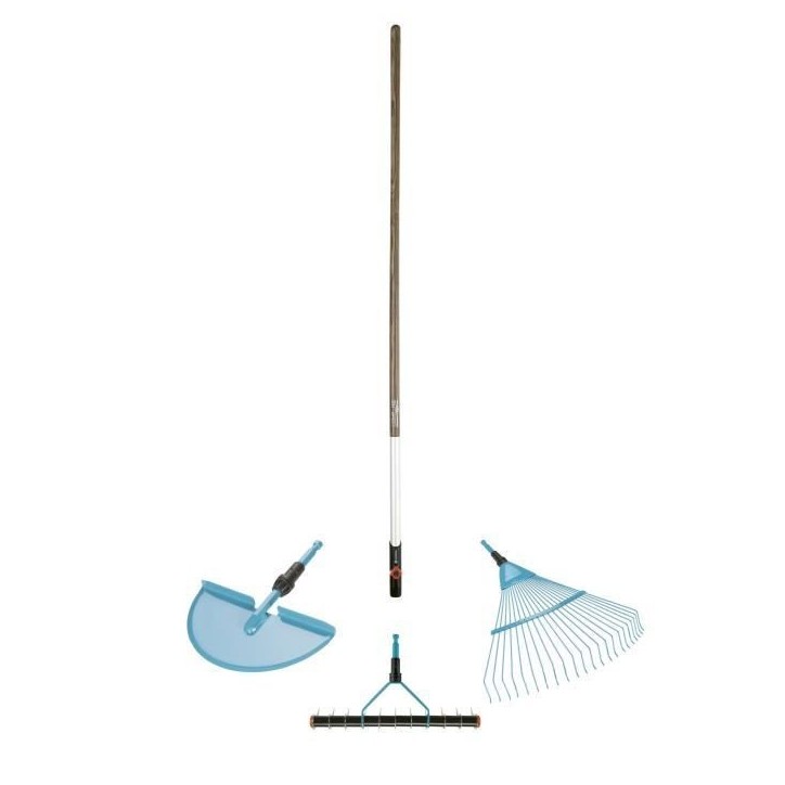 Manche bois FSC 100% 130cm Combisystem GARDENA - Support outils - Revetement anti-dérapant - Garanti 25 ans Manche bois FSC 100% 130cm Combisystem GARDENA - Support outils - Revetement anti-dérapant - Garanti 25 ans
