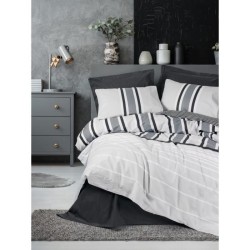 Parure de lit - 1 housse de couette 220 x 240 cm + 2 taies d'oreiller