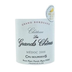 Château les Grands Chenes Médoc 2008 Cru Bourgeois - Vin rouge de Bo