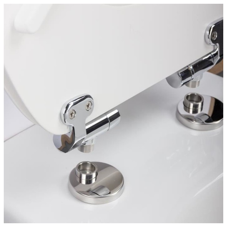 Abattant WC - GELCO DESIGN - Frein de chute magnétique - Blanc Abattant WC - GELCO DESIGN - Frein de chute magnétique - Blanc