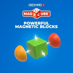 Blocs magnétiques - GEOMAG - Magicube 061 - 8 pieces - Empilables - P