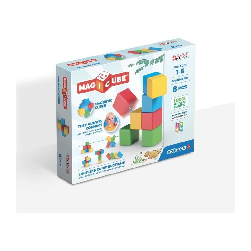 Jeu de construction magnétique - GEOMAG - Magicube Recycled Creative Jeu de construction magnétique - GEOMAG - Magicube Recycled Creative