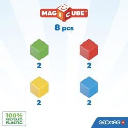 Jeu de construction magnétique - GEOMAG - Magicube Recycled Creative