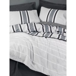Parure de lit - 1 housse de couette 220 x 240 cm + 2 taies d'oreiller