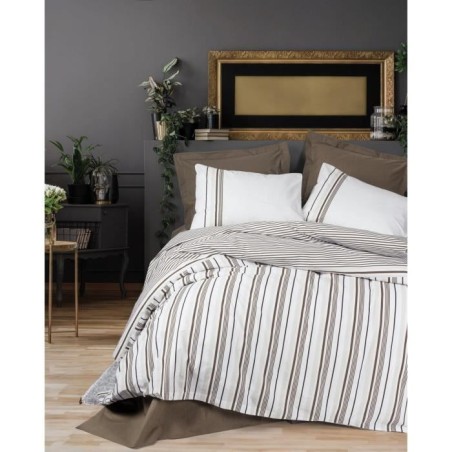 Parure de lit - 1 housse de couette 220 x 240 cm + 2 taies d'oreiller