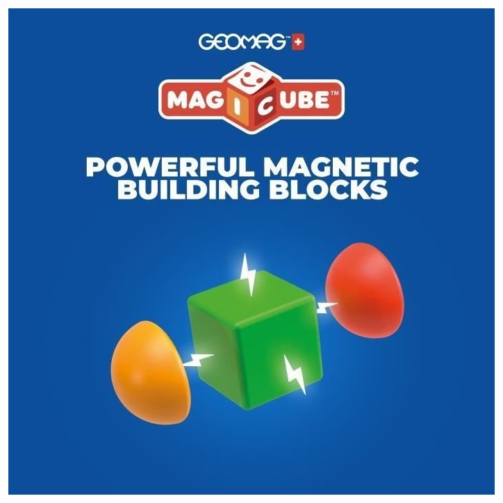 Blocs magnétiques - GEOMAG - Safari - 10 pieces - Éducatif - Plastique recyclé - Des 12 mois