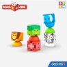 Blocs magnétiques - GEOMAG - Safari - 10 pieces - Éducatif - Plastiq Blocs magnétiques - GEOMAG - Safari - 10 pieces - Éducatif - Plastiq