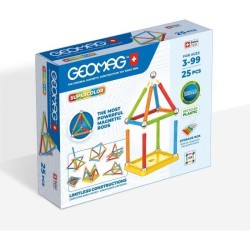 Jeu de construction magnétique - GEOMAG - Supercolor - 25 pieces - Ma