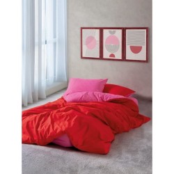 Parure de lit - 1 housse de couette 220 x 240 cm + 2 taies d'oreiller