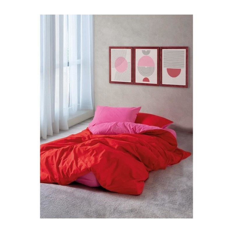 Parure de lit - 1 housse de couette 220 x 240 cm + 2 taies d'oreiller Parure de lit - 1 housse de couette 220 x 240 cm + 2 taies d'oreiller