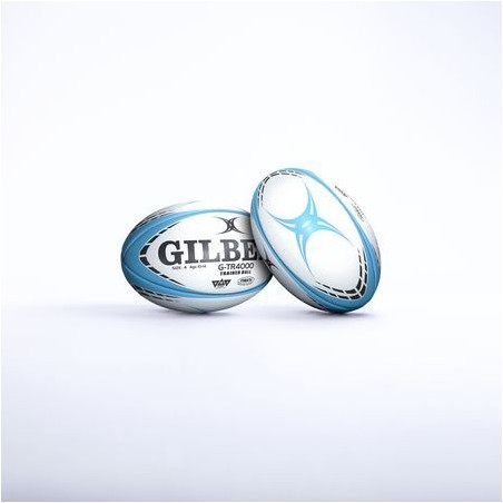 Ballon de rugby d'entrainement - GTR4000 - Ciel - GILBERT - T4 - Lot de 5