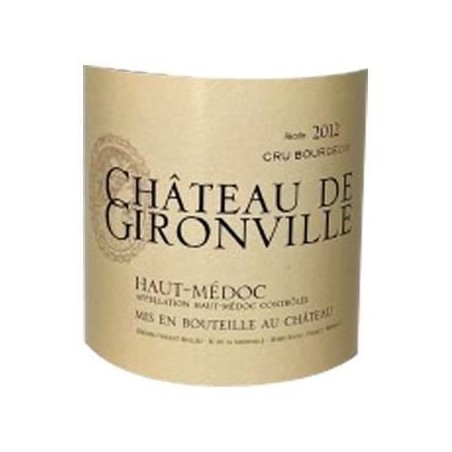 Château de Gironville 2012 Haut-Médoc Cru Bourgeois - Vin rouge de Bordeaux