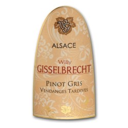 Gisselbrecht 2016 Pinot Gris Vendanges Tardives - Vin blanc d'Alsace