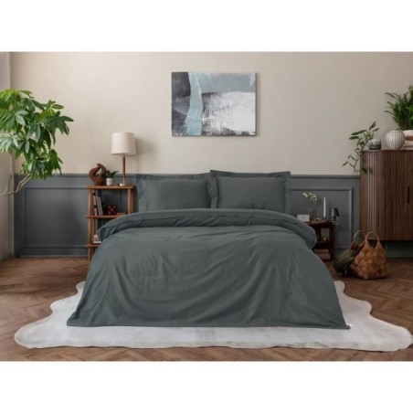 Parure de lit - 1 housse de couette 220 x 240 cm + 2 taies d'oreiller