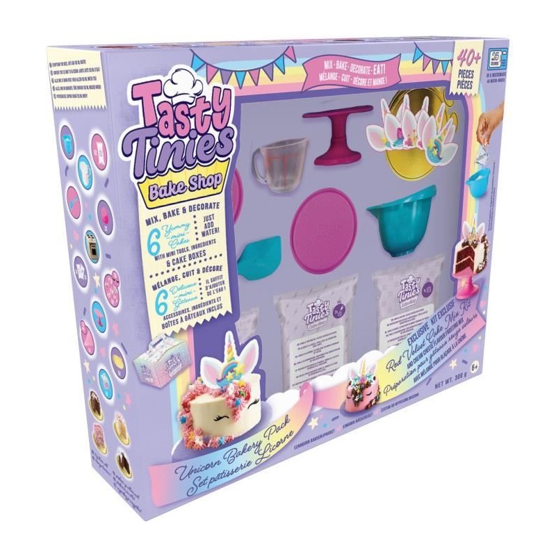 Kit de cuisine - GOLIATH - Mini Chef Tasty Tinies Unicorn Party Pack - Kit de cuisine - GOLIATH - Mini Chef Tasty Tinies Unicorn Party Pack -