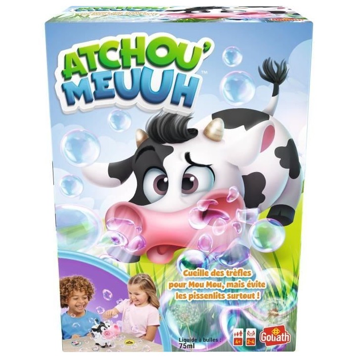 Jeux de société - GOLIATH - Atchou'Meuuh - Collecte de trefles et évite les allergies! Des 4 ans