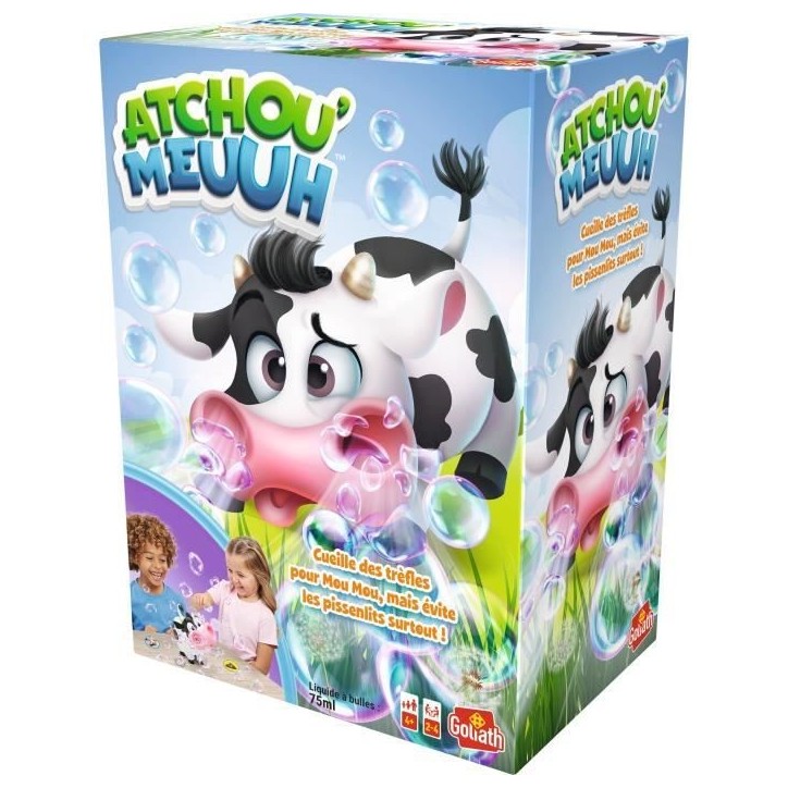 Jeux de société - GOLIATH - Atchou'Meuuh - Collecte de trefles et évite les allergies! Des 4 ans
