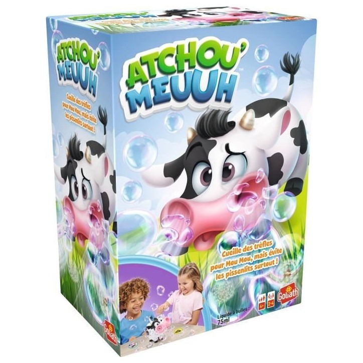 Jeux de société - GOLIATH - Atchou'Meuuh - Collecte de trefles et évite les allergies! Des 4 ans