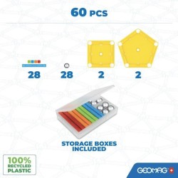 Jeu de construction magnétique - GEOMAG - Glitter Panels Recycled 22