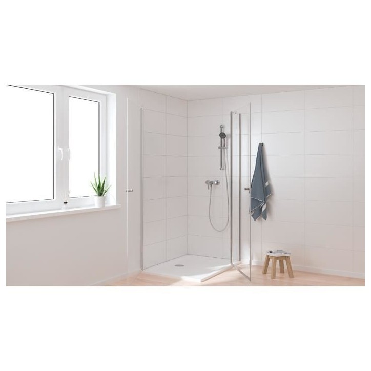 Mitigeur monocommande Douche Start - GROHE - montage mural - raccord fileté 1/2 - chromé Mitigeur monocommande Douche Start - GROHE - montage mural - raccord fileté 1/2 - chromé