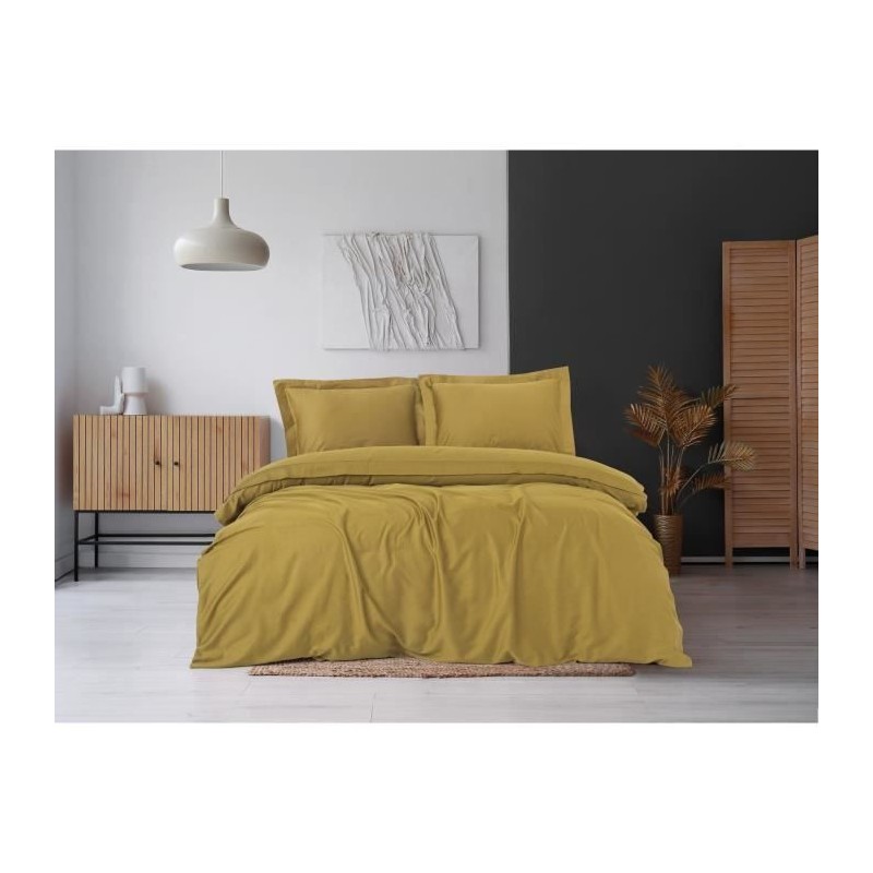 Parure de lit - 1 housse de couette 220 x 240 cm + 2 taies d'oreiller Parure de lit - 1 housse de couette 220 x 240 cm + 2 taies d'oreiller