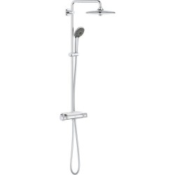 GROHE Colonne de douche mitigeur thermostatique Vitalio Joy 260, tete