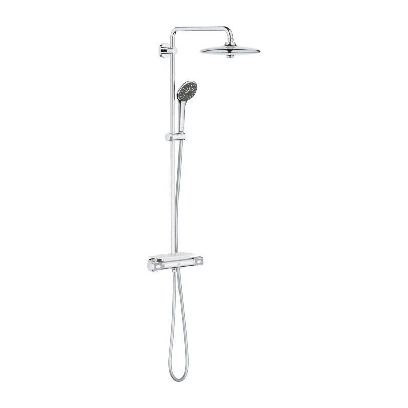 GROHE Colonne de douche mitigeur thermostatique Vitalio Joy 260, tete