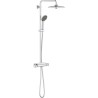 GROHE Colonne de douche mitigeur thermostatique Vitalio Joy 260, tete