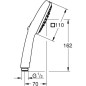 Pommeau de douche - GROHE Vitalio Comfort 110 26092001 - 3 jets (Pluie/Stimulant/Massage) - Sélection facile -Economie d'eau -C