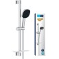 Ensemble de douche avec pommeau 2 jets, barre, flexible et tablette - GROHE Vitalio Comfort 110 26929001 - Economie d'eau - Chro
