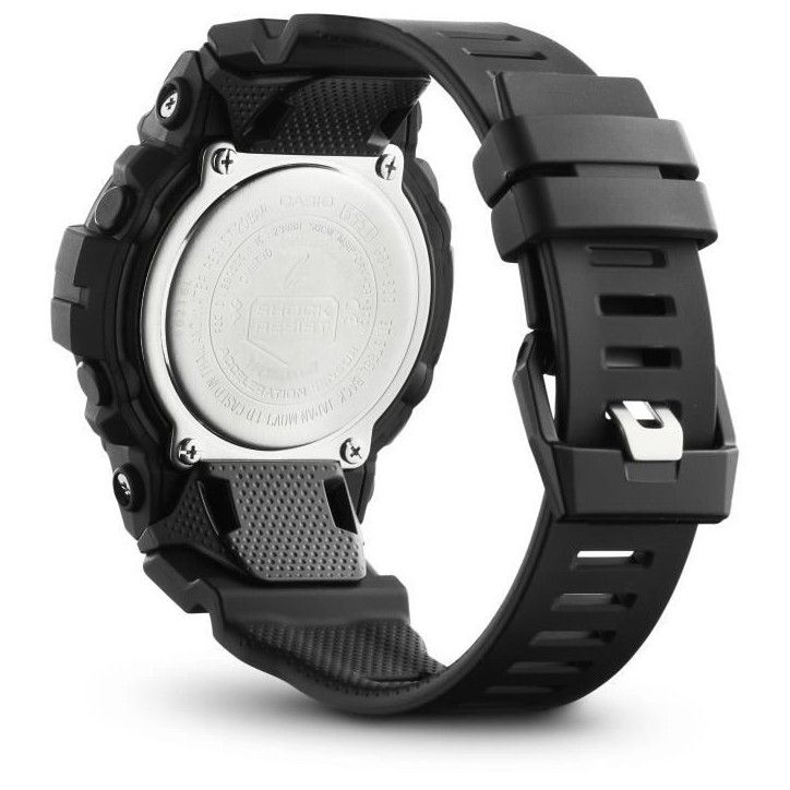 Montre - CASIO - G-Shock G-SQUAD - Homme - Noir - Bluetooth Smart - Résistance aux chocs