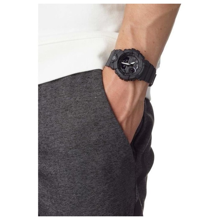 Montre - CASIO - G-Shock G-SQUAD - Homme - Noir - Bluetooth Smart - Résistance aux chocs