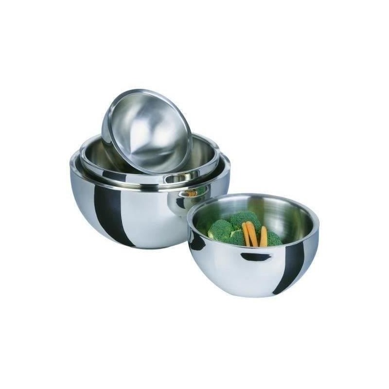 Saladier isotherme - GSW - 30 cm - Acier inoxydable - 5,50 L - Couverc