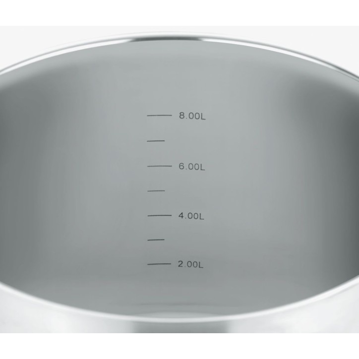 GSW Elegance - Batterie de cuisine 9 pieces en acier inoxydable - Tous feux dont induction GSW Elegance - Batterie de cuisine 9 pieces en acier inoxydable - Tous feux dont induction