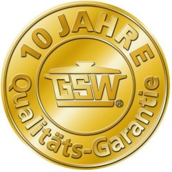 GSW Elegance - Batterie de cuisine 9 pieces en acier inoxydable - Tous