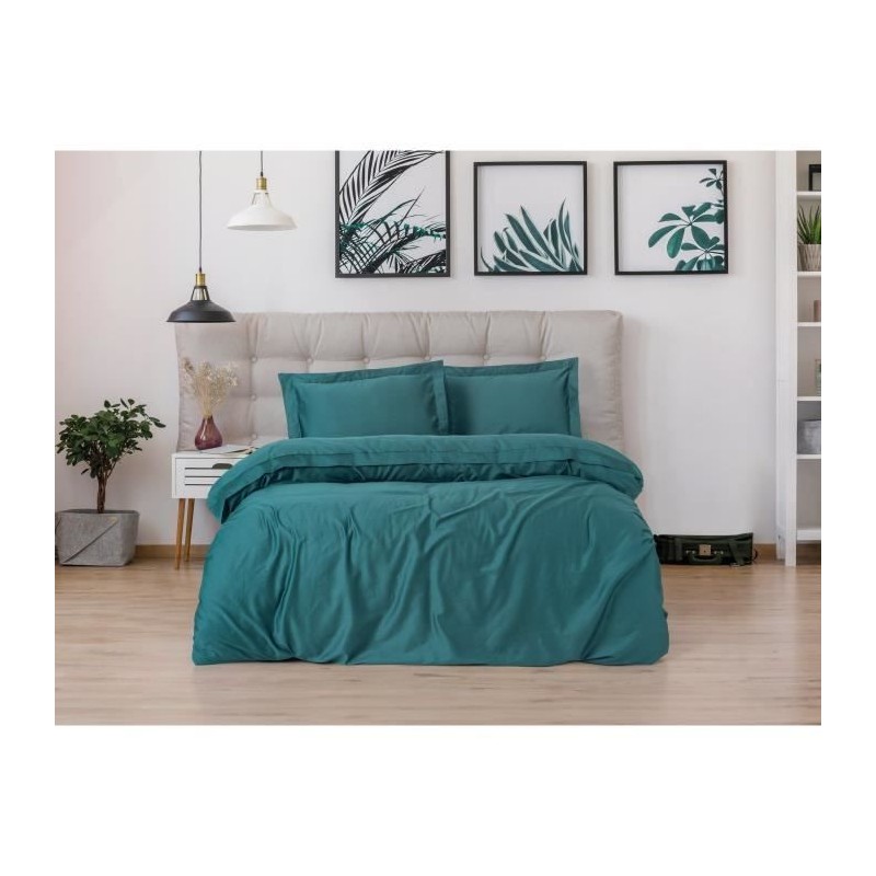 Parure de lit - 1 housse de couette 220 x 240 cm + 2 taies d'oreiller Parure de lit - 1 housse de couette 220 x 240 cm + 2 taies d'oreiller