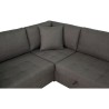Canapé d'angle panoramique convertible réversible - Tissu Gris - L 3 Canapé d'angle panoramique convertible réversible - Tissu Gris - L 3