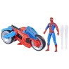Spiderman Figurine ArachnoMoto lance-toile, Figurine et moto, Marvel S
