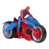 Spiderman Figurine ArachnoMoto lance-toile, Figurine et moto, Marvel S