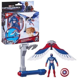 Figurine Captain America Commandes de vol, Marvel Epic Hero Series Cap