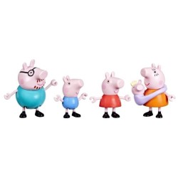 Peppa Pig Peppa et sa famille de 5, coffret de figurines, jouets prés