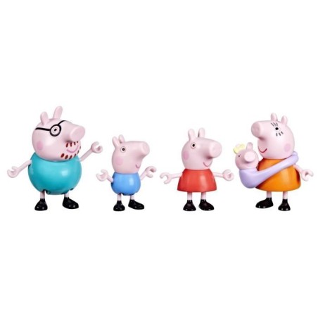Peppa Pig Peppa et sa famille de 5, coffret de figurines, jouets prés