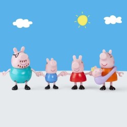Peppa Pig Peppa et sa famille de 5, coffret de figurines, jouets prés