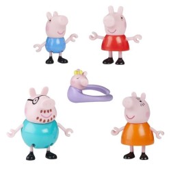 Peppa Pig Peppa et sa famille de 5, coffret de figurines, jouets prés