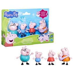 Peppa Pig Peppa et sa famille de 5, coffret de figurines, jouets prés