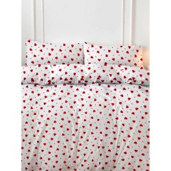 Parure de lit - 1 housse de couette 220 x 240 cm + 2 taies d'oreiller