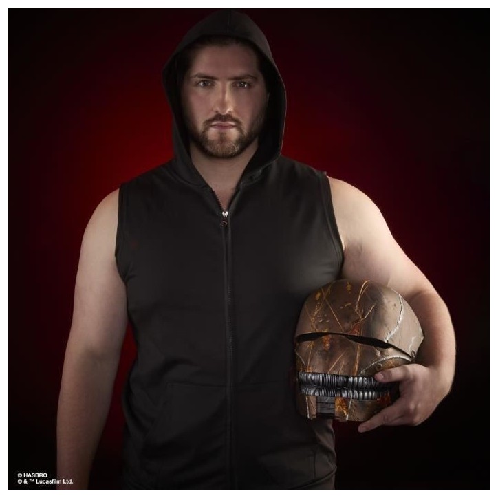 Casque The Stranger électronique premium, article de cosplay pour adulte, Star Wars The Black Series