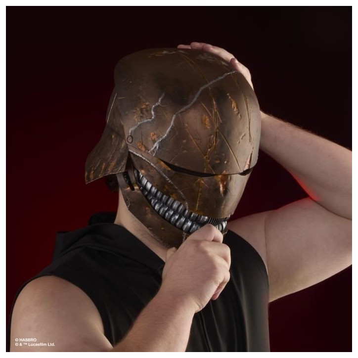 Casque The Stranger électronique premium, article de cosplay pour adulte, Star Wars The Black Series