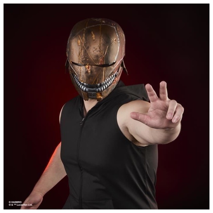 Casque The Stranger électronique premium, article de cosplay pour adulte, Star Wars The Black Series